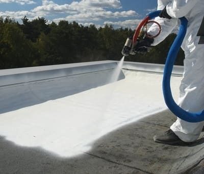 Ремонт крыши полимочевиной